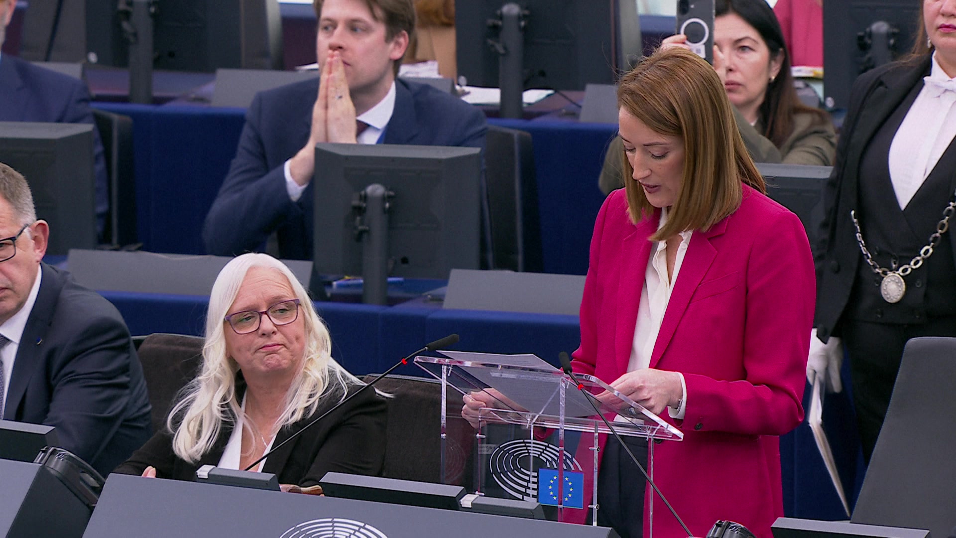 International Women's Day 2026: extracts from the meeting between Roberta METSOLA, EP President and Jackie FOX, "Coco's Law" campaigner and extracts from the address to the plenary